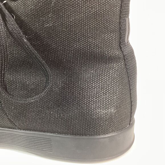 No Bull Superfabric Chukka Men's Sz 8/Women's Sz 9.5 Black Mid Shoes Gum Sole - Picture 6 of 11